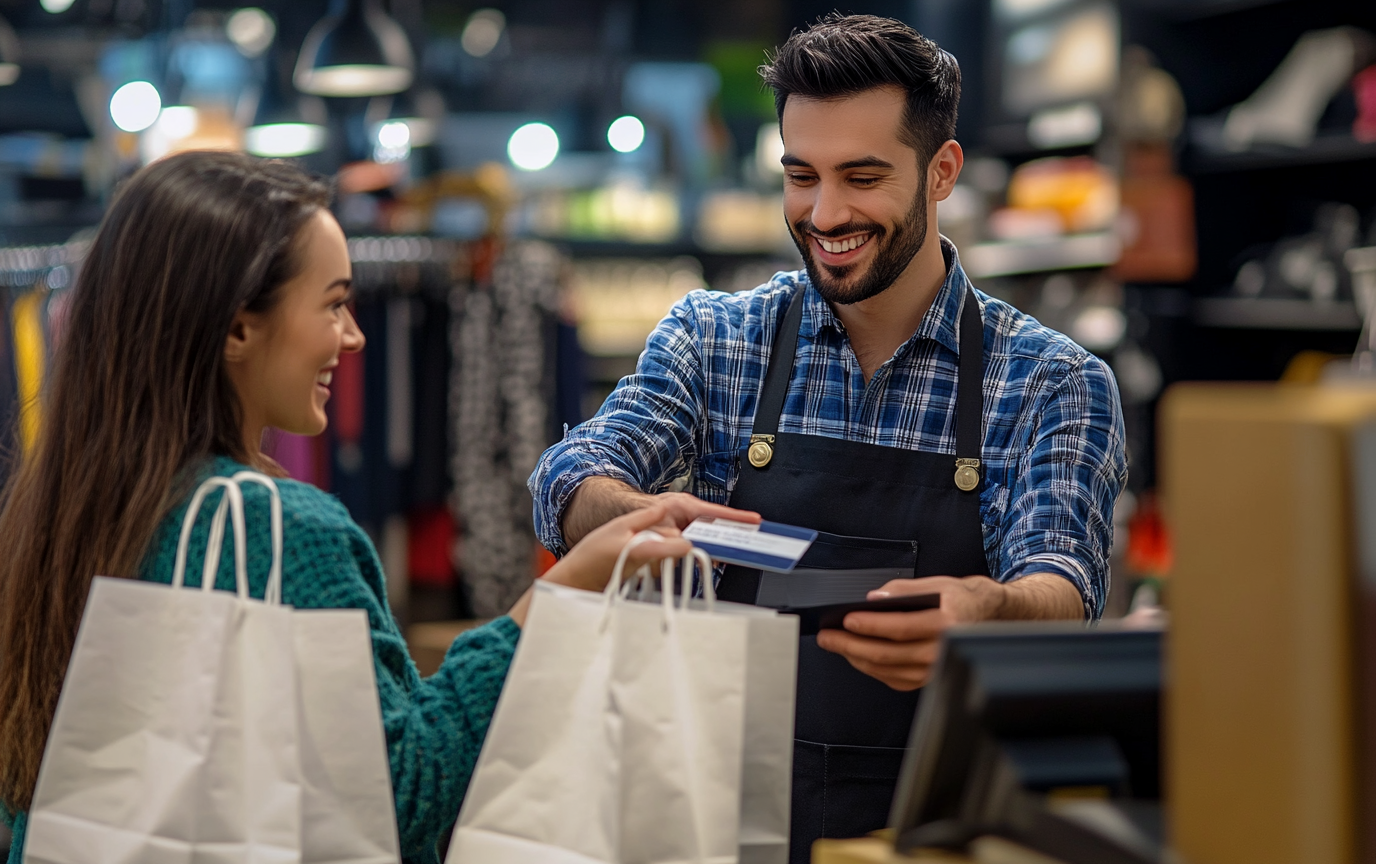 cliente comprando